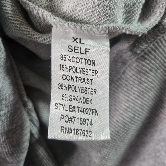 Fashion Nova Gray Oversized Crewneck Sweatshirt - Picture 5 of 5